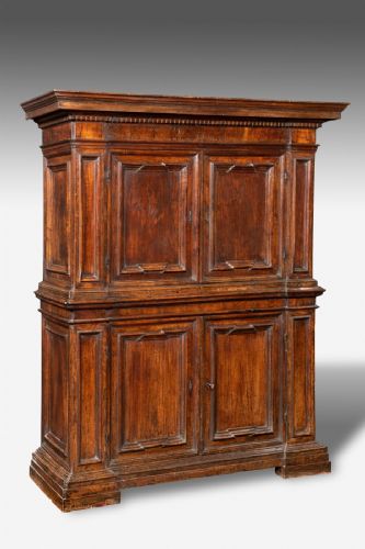 Rare two-body cabinet Papal States 17th century
    
